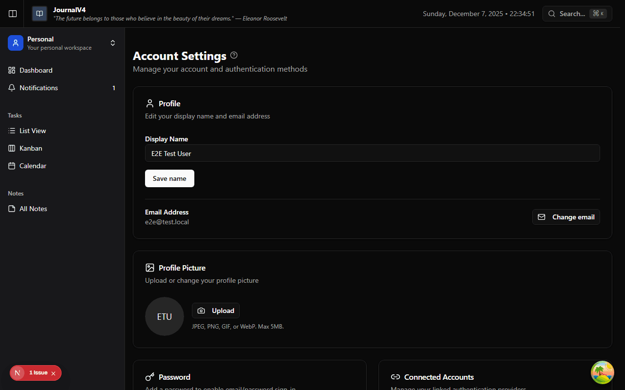 Secure Authentication screenshot