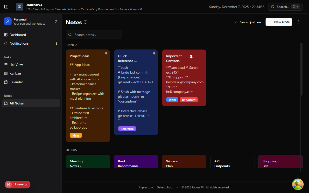 Smart Notes screenshot
